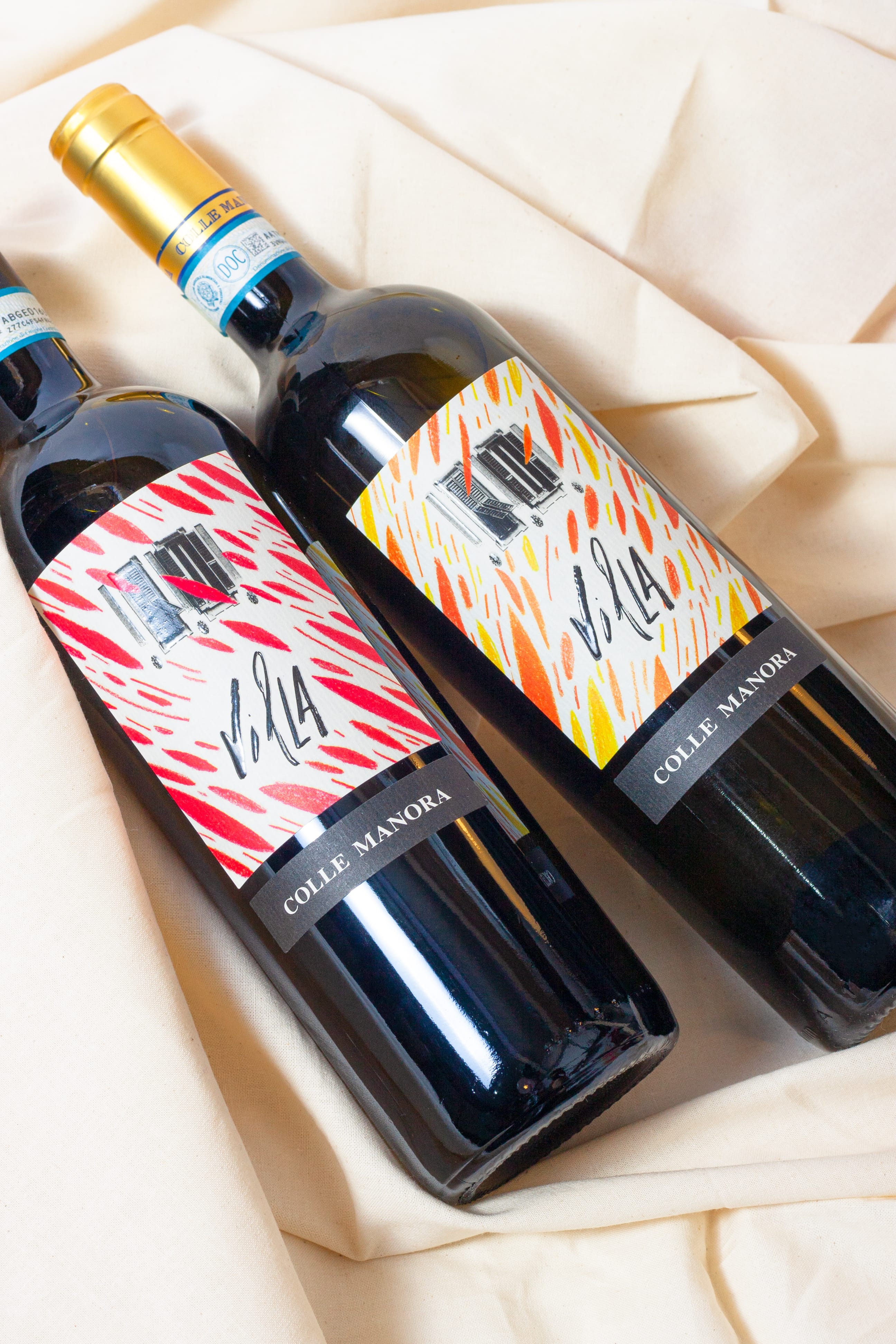 Étiquette de vins Villa Casella